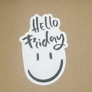 Hello Friday Sticker