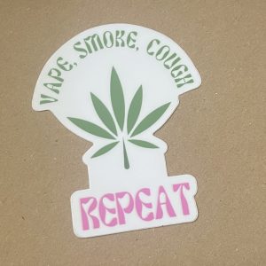 Cannabis Vape Sticker