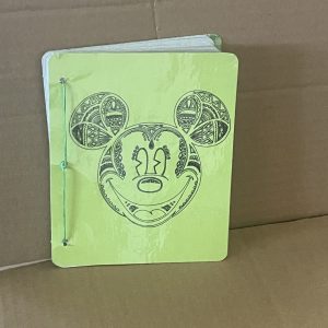 Mickey Mouse Stitch Binding Mini Notebook